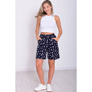 Шорты женские 8067з кулирка (р-ры: 46-60) якорь