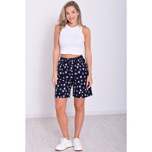 Шорты женские 8067з кулирка (р-ры: 46-60) якорь