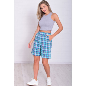 Шорты женские 8067и кулирка (р-ры: 46-54) ментол