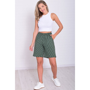 Шорты женские 8067л кулирка (р-ры: 46-60) хаки