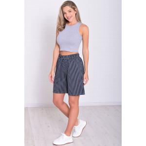 Шорты женские 8067м кулирка (р-ры: 46-60) графит