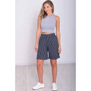 Шорты женские 8067м кулирка (р-ры: 46-60) графит