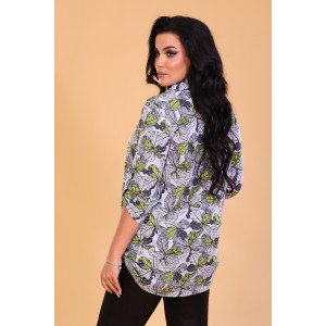 Туника женская №36531 кулирка (р-ры: 48-62) серый