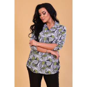 Туника женская №36531 кулирка (р-ры: 48-62) серый