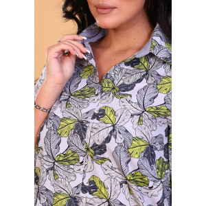 Туника женская №36531 кулирка (р-ры: 48-62) серый