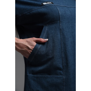 Туника женская №8497 кулирка (р-ры: 48-64) джинс