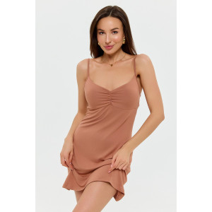 Сорочка женская "Гармония" вискоза (р-ры: 40-54) карамель