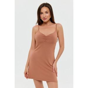 Сорочка женская "Гармония" вискоза (р-ры: 40-54) карамель