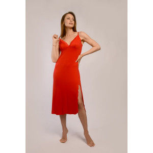 Сорочка женская "Габриэль-2" вискоза (р-ры: 42-64) красный