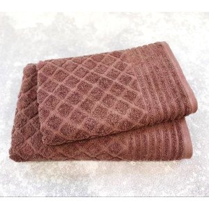 Полотенце махровое "MIRAGE" коричневый