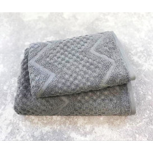 Полотенце махровое "MONBLAN" серый