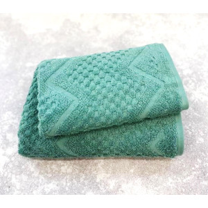 Полотенце махровое "MONBLAN" зеленый