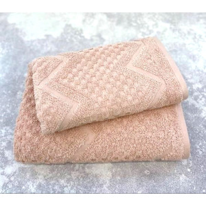 Полотенце махровое "MONBLAN" бежевый