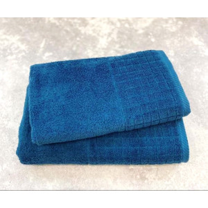 Полотенце махровое "MOSAIC" синий