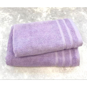 Полотенце махровое "STRIPE" сиреневый