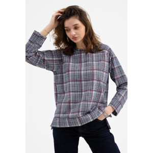 Свитшот женский С-0032 футер 2-х нитка с лайкрой (последний размер) серый 54,56,58