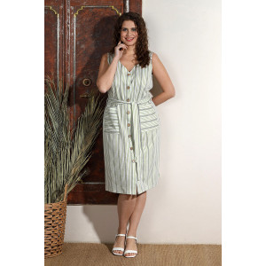 Сарафан женский "Персеида-2" кулирка (последний размер) зеленый 52