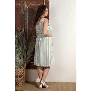 Сарафан женский "Персеида-2" кулирка (последний размер) зеленый 52