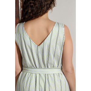 Сарафан женский "Персеида-2" кулирка (последний размер) зеленый 52