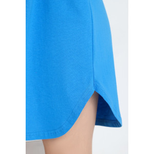 Туника женская "Лакса" кулирка (последний размер) василек 44,52