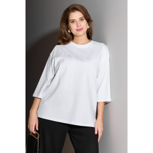 Футболка женская "Майна-1" кулирка с лайкрой (последний размер) белый 62