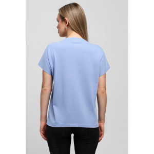 Футболка женская "Чиа-3" кулирка (последний размер) голубой 48
