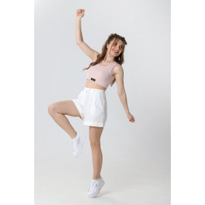 Майка-топ женская "Спайс" рибана (последний размер) пудровый 50