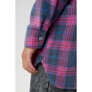 Рубашка женская "Мускат-1" флис (последний размер) серый 60