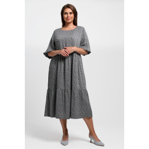 Платье женское "Авантаж" плательная ткань (последний размер) серый 56,60,62