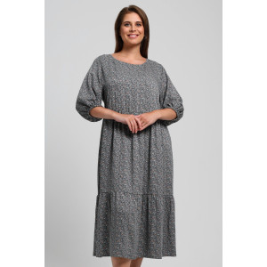Платье женское "Авантаж" плательная ткань (последний размер) серый 56,60,62