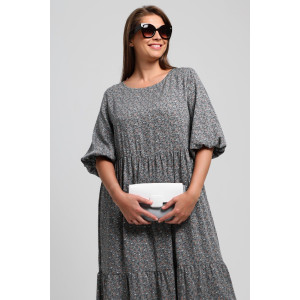 Платье женское "Авантаж" плательная ткань (последний размер) серый 56,60,62