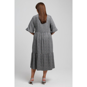 Платье женское "Авантаж" плательная ткань (последний размер) серый 56,60,62