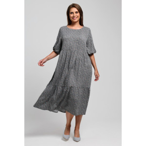 Платье женское "Авантаж" плательная ткань (последний размер) серый 56,60,62