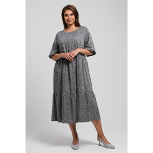 Платье женское "Авантаж" плательная ткань (последний размер) серый 56,60,62