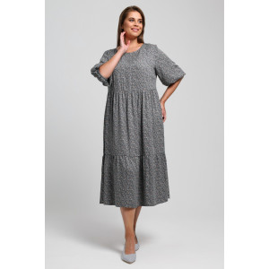 Платье женское "Авантаж" плательная ткань (последний размер) серый 56,60,62