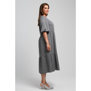 Платье женское "Авантаж" плательная ткань (последний размер) серый 56,60,62