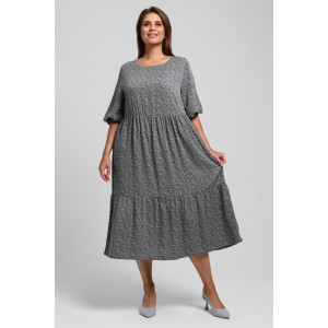 Платье женское "Авантаж" плательная ткань (последний размер) серый 56,60,62