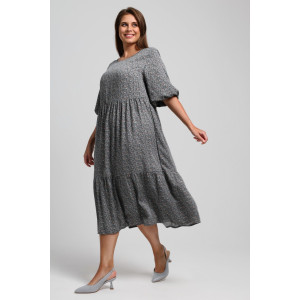 Платье женское "Авантаж" плательная ткань (последний размер) серый 56,60,62