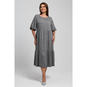 Платье женское "Авантаж" плательная ткань (последний размер) серый 56,60,62