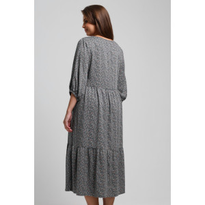 Платье женское "Авантаж" плательная ткань (последний размер) серый 56,60,62