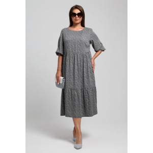 Платье женское "Авантаж" плательная ткань (последний размер) серый 56,60,62