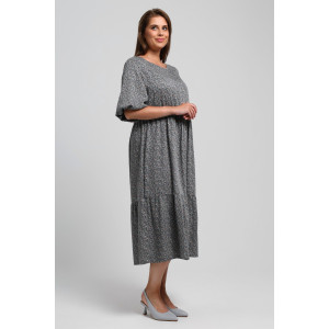 Платье женское "Авантаж" плательная ткань (последний размер) серый 56,60,62