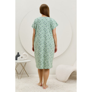 Сорочка женская "Эла" кулирка (последний размер) зеленый 58