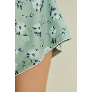 Сорочка женская "Эла" кулирка (последний размер) зеленый 58