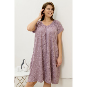 Сорочка женская "Эла" кулирка (последний размер) капучино 58