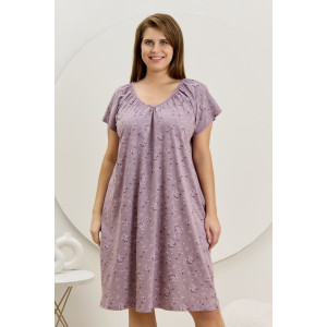 Сорочка женская "Эла" кулирка (последний размер) капучино 58