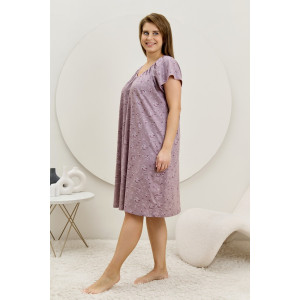 Сорочка женская "Эла" кулирка (последний размер) капучино 58