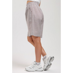 Шорты женские "Летний день-3" плательная ткань (последний размер) бежевый 46,48,52