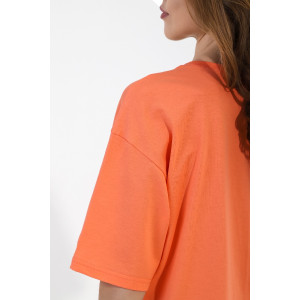 Костюм двойка женский "Владислава-2" кулирка (последний размер) оранжевый 44,48,50