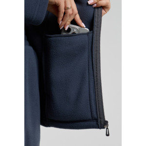 Костюм двойка женский "Аркан" флис (последний размер) графитовый 46